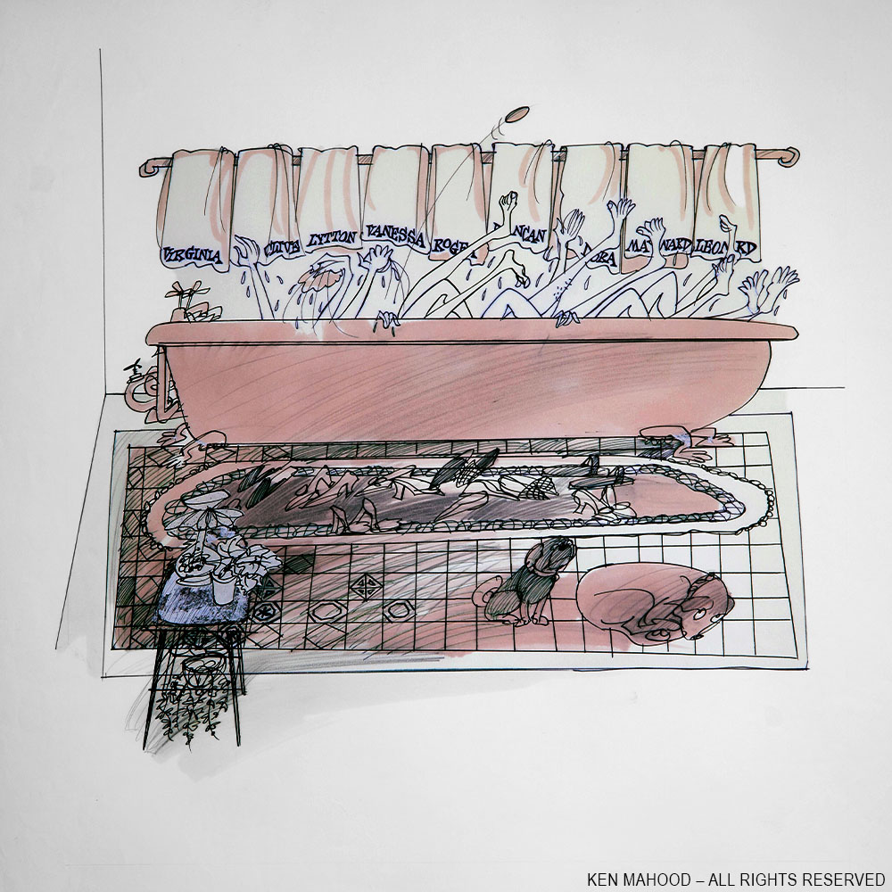 Artwork by Ken Mahood