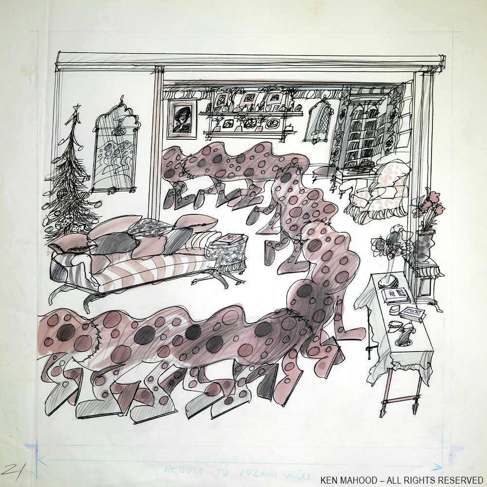 Artwork by Ken Mahood