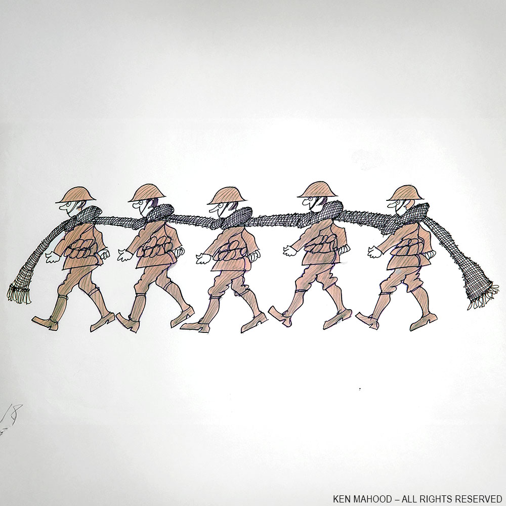 Artwork by Ken Mahood