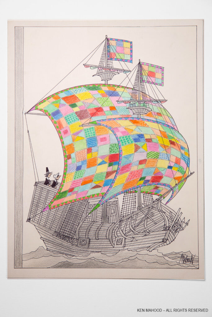 Artwork by Ken Mahood